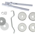 Eurospec Back to Back Fixing Pack - 19mm Dia. Pull Handle - Bright Stainless Steel