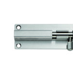Eurospec 80 x 38mm Straight Barrel Bolt - Satin Stainless Steel
