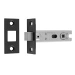 Eurospec 76mm Bolt-Through Tubular Deadbolt - 5mm Follower - Square - Matt Black