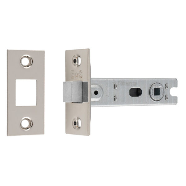 Eurospec 76mm Bolt-Through Tubular Deadbolt - 5mm Follower - Square - Polished Nickel