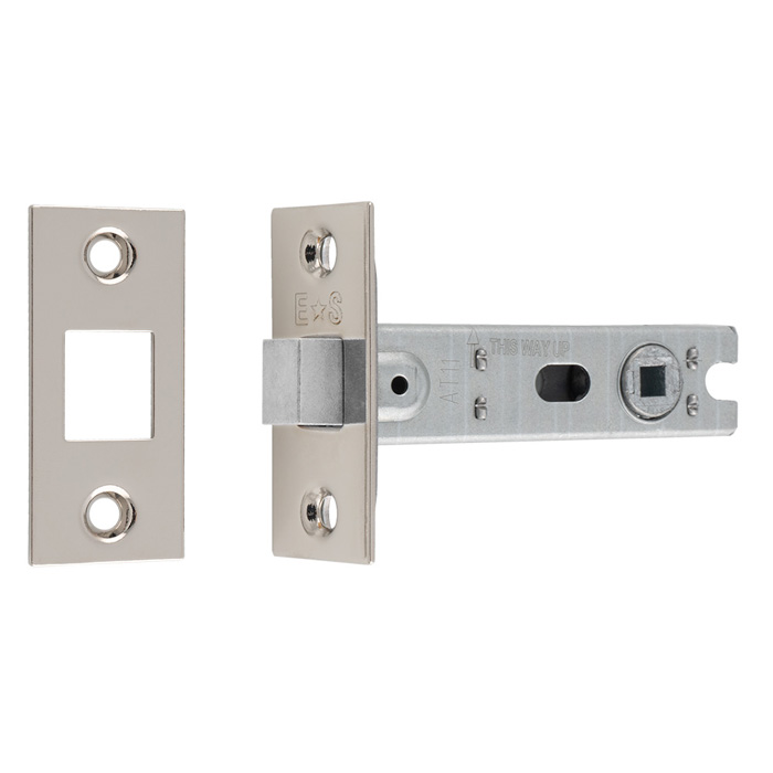 btd30np.jpg Eurospec 76mm Bolt-Through Tubular Deadbolt - 5mm Follower - Square - Polished Nickel - Image 1
