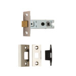 Eurospec 64mm Bolt-Through Tubular Latch - 8mm Follower - Nickel Plated - Square