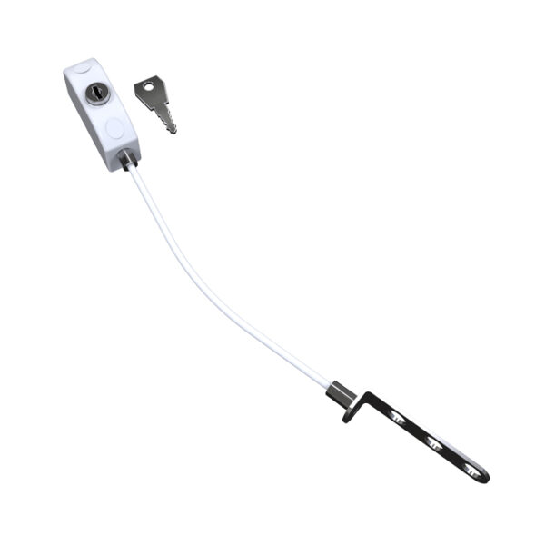 Mila Safety Enhancement Cable Restrictor, White