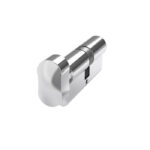 Mila Standard Security Euro Cylinder Thumbturn, 35/35, Chrome - Polished Chrome