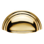 Carlisle Brass Victorian Cup Pull 76mm C/C - Polished Brass