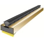 Carlisle Brass Brown 2.1 Mtr. Fire & Smoke Door Seals S/a 15mm x 4mm (One Pack Contains x 25)