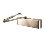 Eurospec Overhead Door Closer En2-5 by Spring C/W Fig 6 Bracket En1154 - Satin Nickel - Satin Nickel Plated