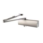 Eurospec Overhead Door Closer En2-5 by Spring C/W Fig 6 Bracket En1154 - Silver