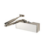 Eurospec Overhead Door Closer EN 2-4 by Template C/W Backcheck Fig 6 Bracket - Polished Nickel - Polished Nickel Plated