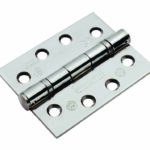Eurospec 102 x 76 x 3mm Ball Bearing Hinge - Grade 13 - 316 C/W Screws (Pair) - Bright Stainless Steel