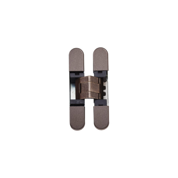 Eurospec 929 Stars 3d Concealed Hinge 76 x 14mm Bronze Plated-Pozi Screws Not Supplied - Brass Bronzed