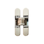 Eurospec 929 Stars 3d Concealed Hinge 76 x 14mm Polished Nickel-Pozi Screws Not Supplied