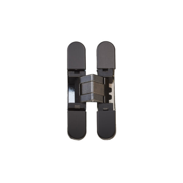 Eurospec 929 Stars 3d Concealed Hinge 76 x 14mm Matt Black Varnished - Screws Not Supplied