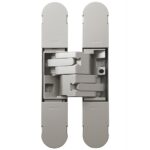 Eurospec 1230 Stars 3d Concealed Hinge 130 x 30mm Champagne - Screws Not Supplied