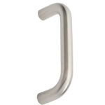 Eurospec 19mm Dia. D Pull Handle - 150mm C/C - Bolt Through Fixing - Bright Stainless Steel