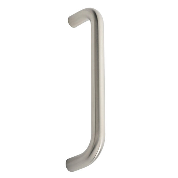Eurospec 19mm Dia. D Pull Handle - 225mm C/C - Bolt Through Fixing - Satin Stainless Steel