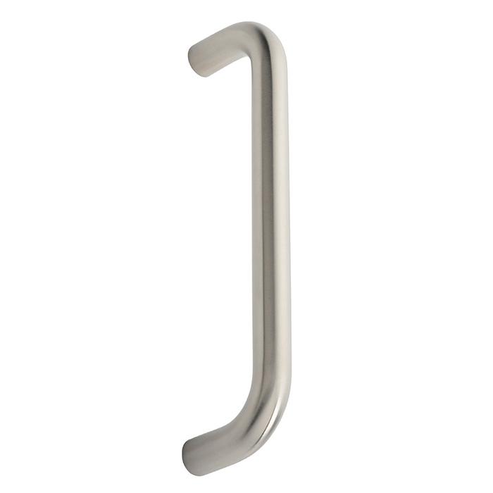 csd1225sss_flip.jpg Eurospec 19mm Dia. D Pull Handle - 225mm C/C - Bolt Through Fixing - Satin Stainless Steel - Image 1