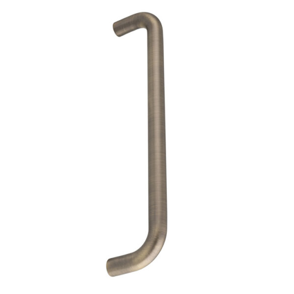Eurospec 19mm Dia. D Pull Handle - 300mm C/C - Bolt Through Fixing - Antique Brass