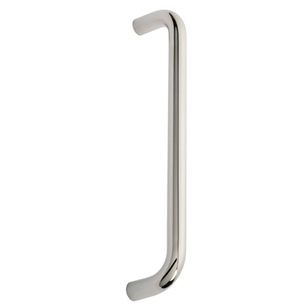 Eurospec 19mm Dia. D Pull Handle - 300mm C/C - Bolt Through Fixing - Bright Stainless Steel