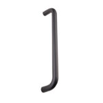 Eurospec 19mm Dia. D Pull Handle - 300mm C/C - Bolt Through Fixing - Matt Black