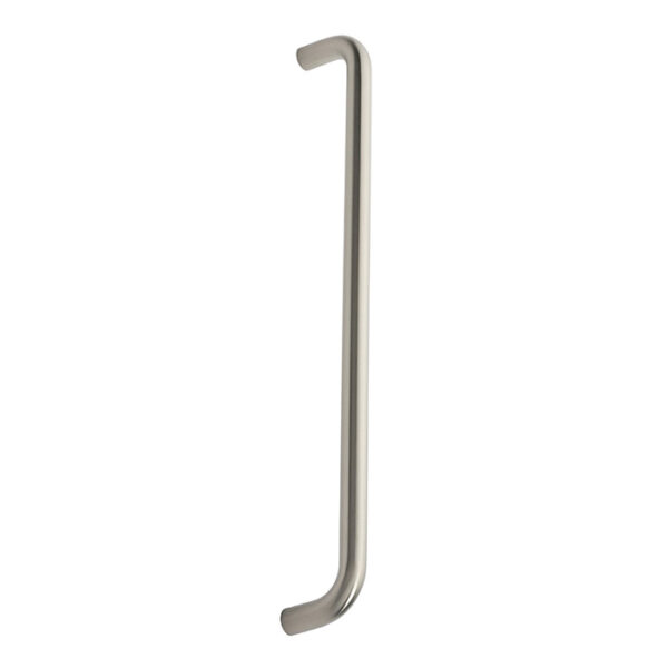 Eurospec 19mm Dia. D Pull Handle - 450mm C/C - Bolt Through Fixing - Bright Stainless Steel