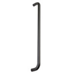 Eurospec 19mm Dia. D Pull Handle - 450mm C/C - Bolt Through Fixing - Matt Black
