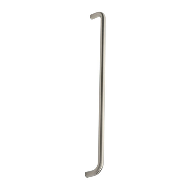 Eurospec 19mm Dia. D Pull Handle - 600mm C/C - Bolt Through Fixing - Satin Stainless Steel