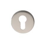 Eurospec Escutcheon - Euro Profile - Push-on Round Rose - Bright Stainless Steel