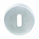 Eurospec Escutcheon - Lock Profile - Push-on Round Rose - Satin Stainless Steel