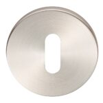 Eurospec Escutcheon - Lock Profile - Push-on Round Rose - Satin Stainless Steel