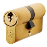 Eurospec Mp5 70mm Euro Double Cylinder - Ktd - Satin Brass