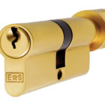 Eurospec Mp5 70mm Euro Cylinder & Turn - Ktd - (Architectural) - Polished Brass
