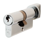 Eurospec Mp5 80mm Euro Cylinder & Turn - Ktd - Polished Chrome