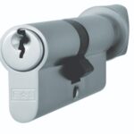 Eurospec Mp5 70mm Euro Cylinder & Turn - Ktd - Satin Chrome