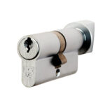 Eurospec Mp5 40/60mm Euro Cylinder & Turn - Ktd - Satin Chrome