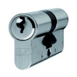 Eurospec Mp5 60mm Euro Double Cylinder - Ktd - (Contract) - Nickel Plated