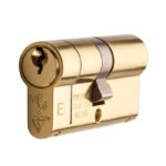Eurospec Mpx6 45/50mm Euro Double Cylinder - Ktd - Polished Brass