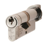 Eurospec Mpx6 80mm Euro Cylinder & Turn- Ktd - Polished Chrome
