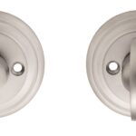 Carlisle Brass Turn & Release on Round Rose (4.9 x 67mm Spindle) - (Face Fix) - Satin Chrome