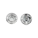 Carlisle Brass Turn & Release on Round Rose Small (4.9 x 67mm Spindle) - (Face Fix) - Polished Chrome