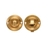 Carlisle Brass Turn & Release on Round Rose Small (4.9 x 67mm Spindle) - (Face Fix) - Satin Brass