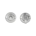 Carlisle Brass Turn & Release on Round Rose Small (4.9 x 67mm Spindle) - (Face Fix) - Satin Chrome