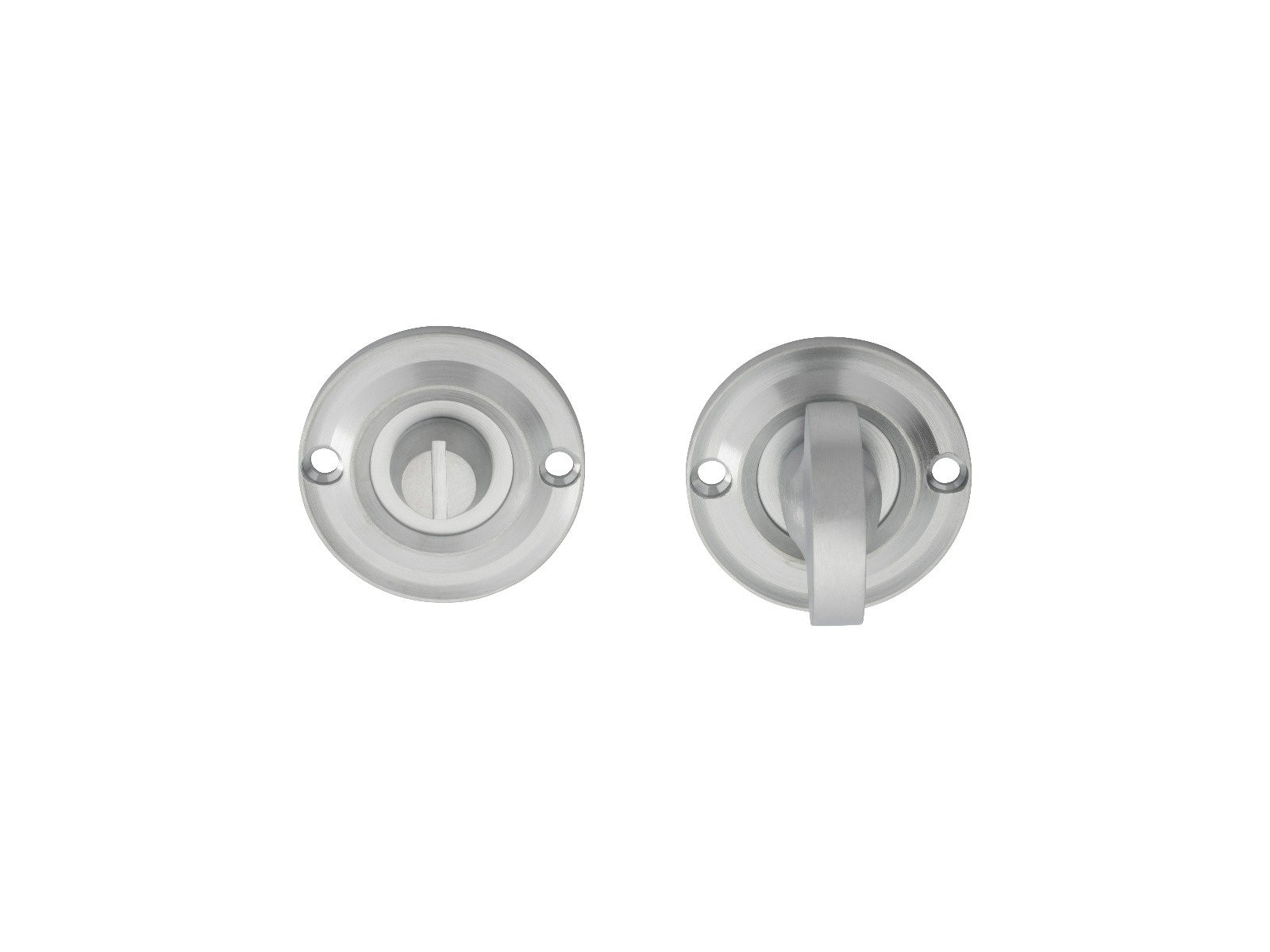 dk13sc.jpg Carlisle Brass Turn & Release on Round Rose Small (4.9 x 67mm Spindle) - (Face Fix) - Satin Chrome - Image 1