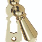 Carlisle Brass Escutcheon - Lock Profile Covered Face Fix Large - Polished Brass