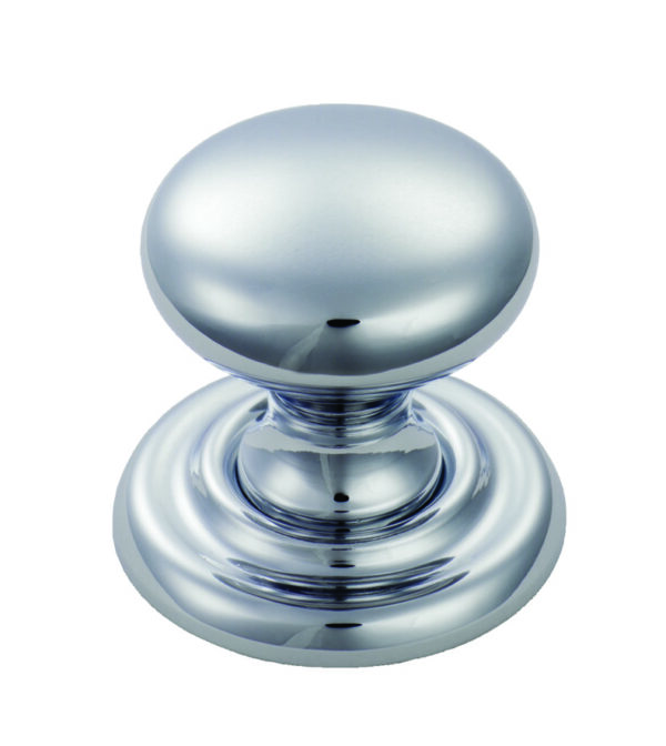 Carlisle Brass Victorian Knob 38mm - Polished Chrome