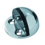 Eurospec 24 x 44mm - Floor Mounted Shielded Doorstop - Bright Stainless Steel