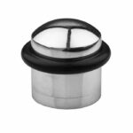 Carlisle Brass Floor Mounted Doorstop - Polished Chrome