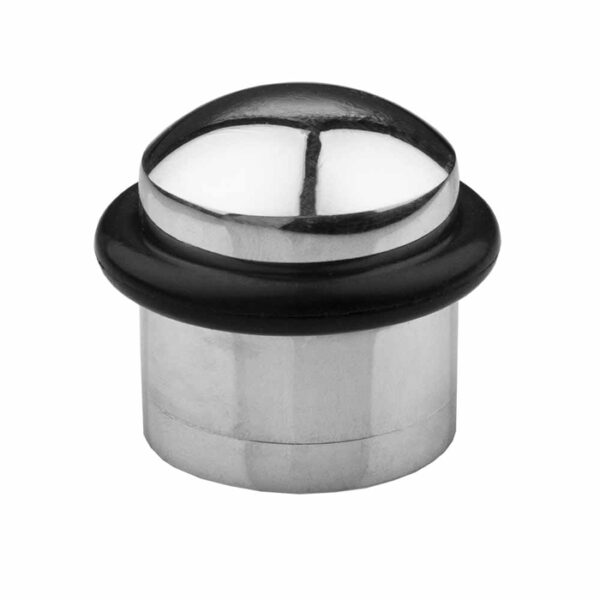 Carlisle Brass Floor Mounted Doorstop - Polished Chrome