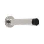 Eurospec 150 x 22mm - Wall Mounted Doorstop on Rose - Concealed Fix - Polished Stainless Steel