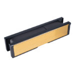 Eurospec Gold Anodised Intumescent Letterbox 10 Inch